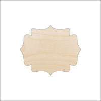 Plaque Wood Craft Shape - Laser Cut Baltic Birch Unfinished DIY Wood Art Supplies BSC3 - The Wood Shape Store
