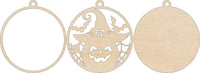 Pumpkin 3D Laser Cut Ornament – Baltic Birch Wood Craft Supplies | DIY Wood Ornament Kit HA14 - The Wood Shape Store