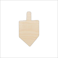 Dreidel Wood Craft Shape - Laser Cut Baltic Birch Unfinished DIY Wood Art Supplies REL90 - The Wood Shape Store