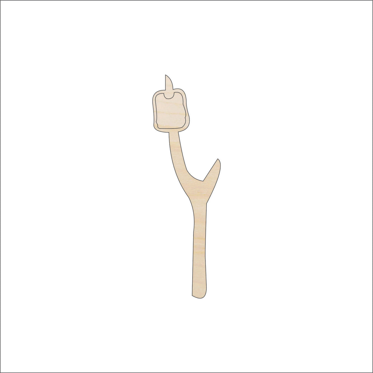 Smore Wood Craft Shape - Laser Cut Baltic Birch Unfinished DIY Wood Art Supplies TRP5 - The Wood Shape Store