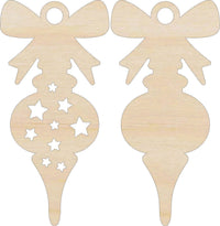 3D Laser Cut Ornament – Baltic Birch Wood Craft Supplies | DIY Wood Ornament Kit XM58 - The Wood Shape Store