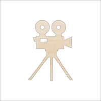 Camera Wood Craft Shape - Laser Cut Baltic Birch Unfinished DIY Wood Art Supplies MVE5 - The Wood Shape Store