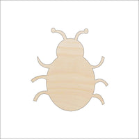 Ladybug Wood Craft Shape - Laser Cut Baltic Birch Unfinished DIY Wood Art Supplies BUG4 - The Wood Shape Store