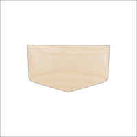 Banner - Wood Craft Shape - Laser Cut Baltic Birch Unfinished DIY Wood Art Supplies BNR23 - The Wood Shape Store