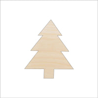 Tree Wood Craft Shape - Laser Cut Baltic Birch Unfinished DIY Wood Art Supplies XMS125 - The Wood Shape Store