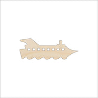 Boat Wood Craft Shape - Laser Cut Baltic Birch Unfinished DIY Wood Art Supplies BOT22 - The Wood Shape Store