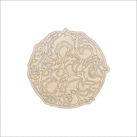 Flower Wood Craft Shape - Laser Cut Baltic Birch Unfinished DIY Wood Art Supplies CSTR12 - The Wood Shape Store