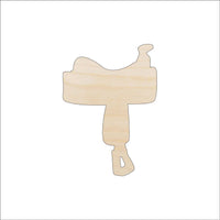 Horse Saddle Wood Craft Shape - Laser Cut Baltic Birch Unfinished DIY Wood Art Supplies HRS25 - The Wood Shape Store