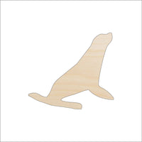 Seal Wood Craft Shape – Laser Cut Baltic Birch Unfinished DIY Wood Art Supplies ANML59 - The Wood Shape Store