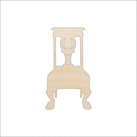 Chair Wood Craft Shape - Laser Cut Baltic Birch Unfinished DIY Wood Art Supplies DCR2 - The Wood Shape Store