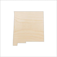 New Mexico Wood Craft Shape - Laser Cut Baltic Birch Unfinished DIY Wood Art Supplies STAT79 - The Wood Shape Store