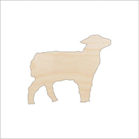 Sheep Wood Craft Shape - Laser Cut Baltic Birch Unfinished DIY Wood Art Supplies SHP35 - The Wood Shape Store