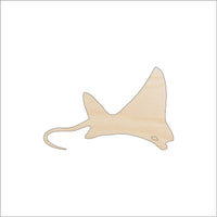 Stingray Wood Craft Shape - Laser Cut Baltic Birch Unfinished DIY Wood Art Supplies SEA64 - The Wood Shape Store