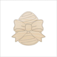 Easter Egg Wood Craft Shape - Laser Cut Baltic Birch Unfinished DIY Wood Art Supplies ESR28 - The Wood Shape Store