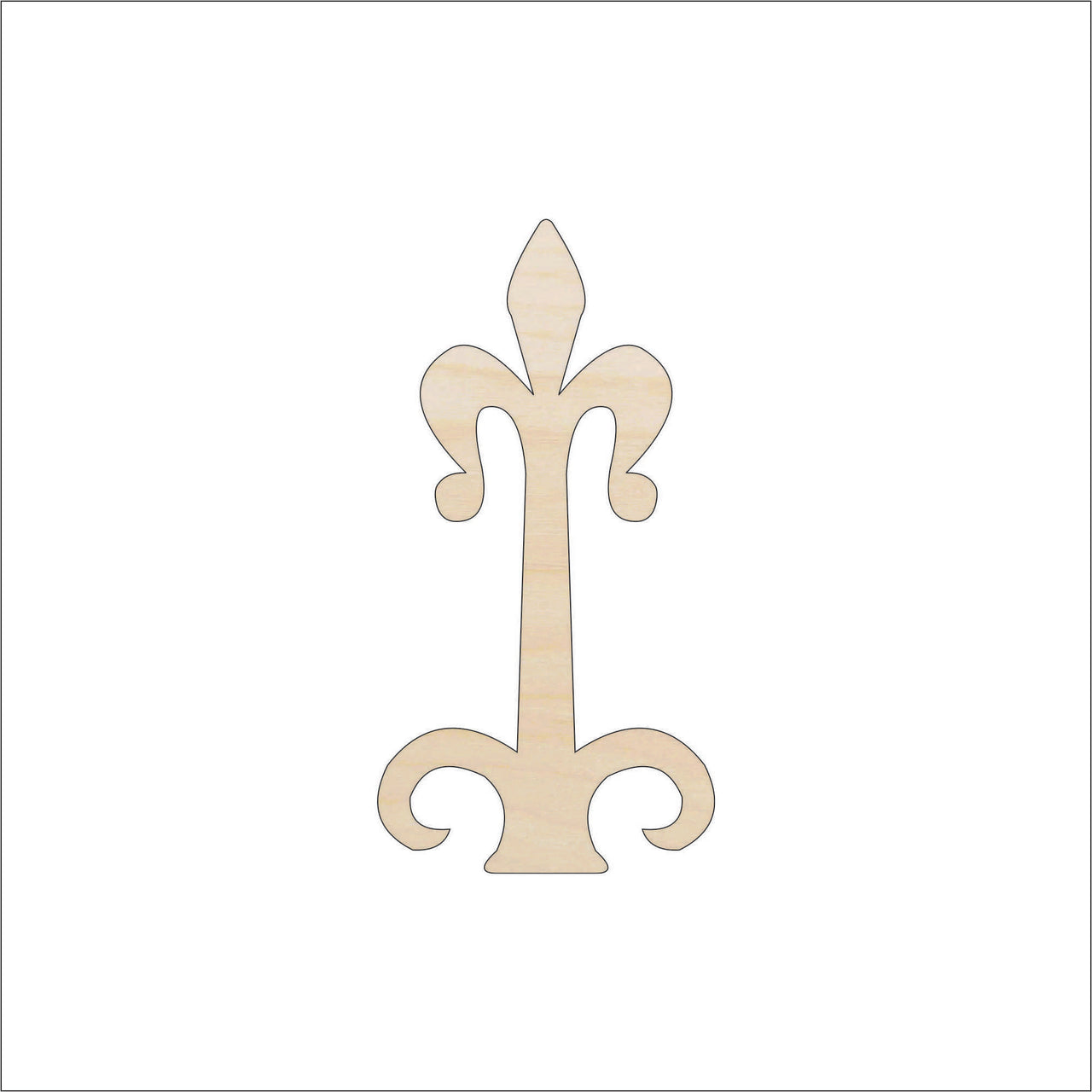 Design Wood Craft Shape - Laser Cut Baltic Birch Unfinished DIY Wood Art Supplies DSN100 - The Wood Shape Store