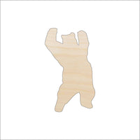 Bear Wood Craft Shape – Laser Cut Baltic Birch Unfinished DIY Wood Art Supplies BER34 - The Wood Shape Store