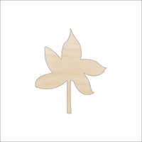 Leaf Wood Craft Shape - Laser Cut Baltic Birch Unfinished DIY Wood Art Supplies LEF16 - The Wood Shape Store