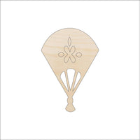 Fan Wood Craft Shape - Laser Cut Baltic Birch Unfinished DIY Wood Art Supplies CLT22 - The Wood Shape Store