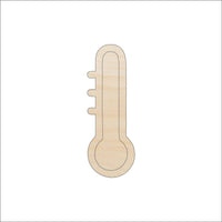 Thermometer Wood Craft Shape - Laser Cut Baltic Birch Unfinished DIY Wood Art Supplies XTR75 - The Wood Shape Store