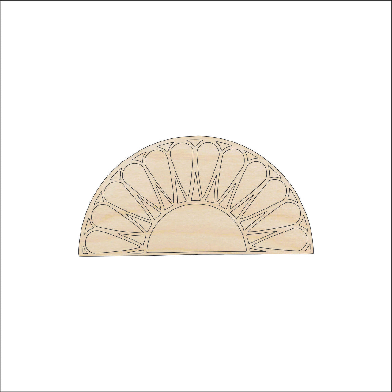 Design Wood Craft Shape - Laser Cut Baltic Birch Unfinished DIY Wood Art Supplies DSN20 - The Wood Shape Store