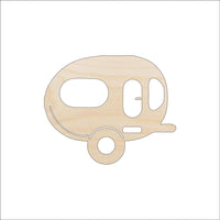 Camper Wood Craft Shape - Laser Cut Baltic Birch Unfinished DIY Wood Art Supplies CAR1 - The Wood Shape Store
