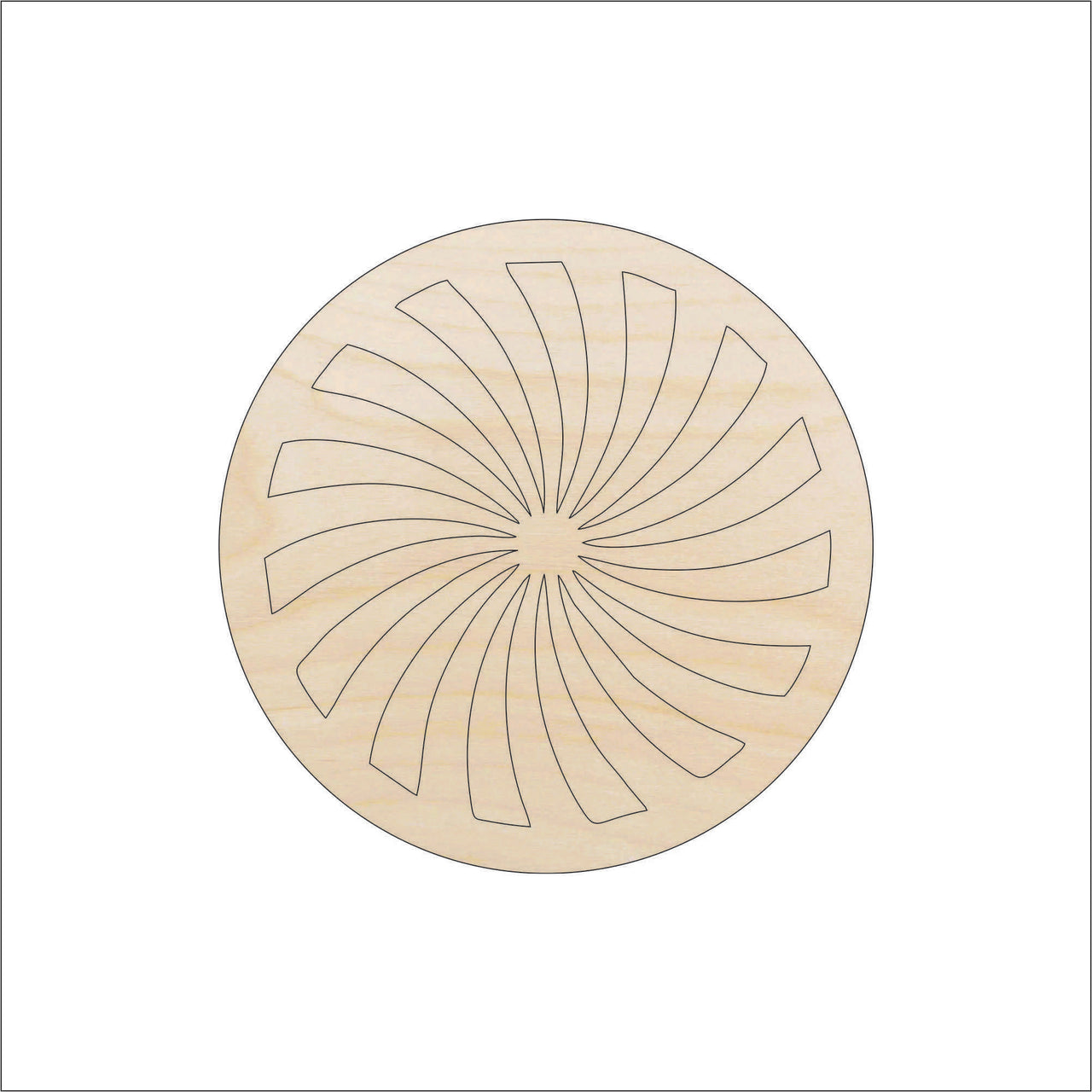 Design Wood Craft Shape - Laser Cut Baltic Birch Unfinished Wood Art Supplies DSN82 - The Wood Shape Store
