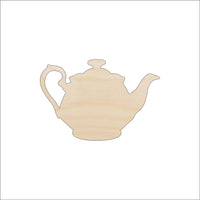 Teapot Wood Craft Shape - Laser Cut Baltic Birch Unfinished DIY Wood Art Supplies FOD181 - The Wood Shape Store
