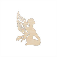 Fairy Wood Craft Shape - Laser Cut Baltic Birch Unfinished DIY Wood Art Supplies MYTH131 - The Wood Shape Store