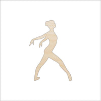 Gymnast Wood Craft Shape - Laser Cut Baltic Birch Unfinished DIY Wood Art Supplies SPT271 - The Wood Shape Store