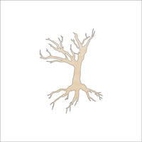 Tree Wood Craft Shape - Laser Cut Baltic Birch Unfinished DIY Wood Art Supplies TRE79 - The Wood Shape Store