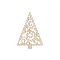 Christmas Tree Wood Craft Shape Laser Cut Out Unfinished DIY Craft Supply TRE141 - The Wood Shape Store