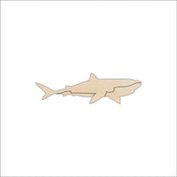 Shark Wood Craft Shape - Laser Cut Baltic Birch Unfinished DIY Wood Art Supplies SEA66 - The Wood Shape Store