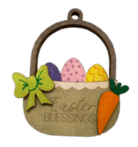 Easter 3D Laser Cut Ornament – Baltic Birch Wood Craft Supplies | DIY Wood Ornament Kit ES10 - The Wood Shape Store