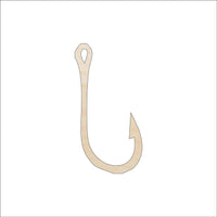 Fishing Wood Craft Shape - Laser Cut Baltic Birch Unfinished DIY Wood Art Supplies FSH28 - The Wood Shape Store