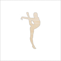 Dancer Wood Craft Shape - Laser Cut Baltic Birch Unfinished DIY Wood Art Supplies SPT55 - The Wood Shape Store