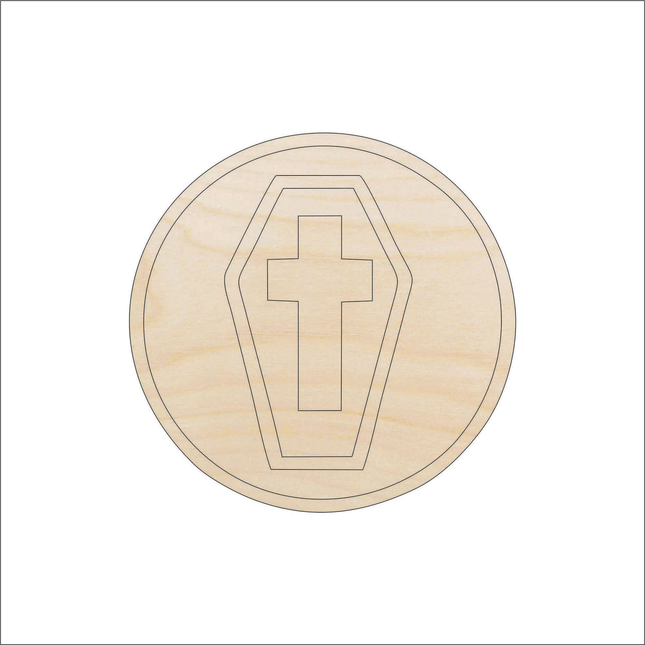 Tombstone Wood Craft Shape - Laser Cut Baltic Birch Unfinished DIY Wood Art Supplies FAL256 - The Wood Shape Store