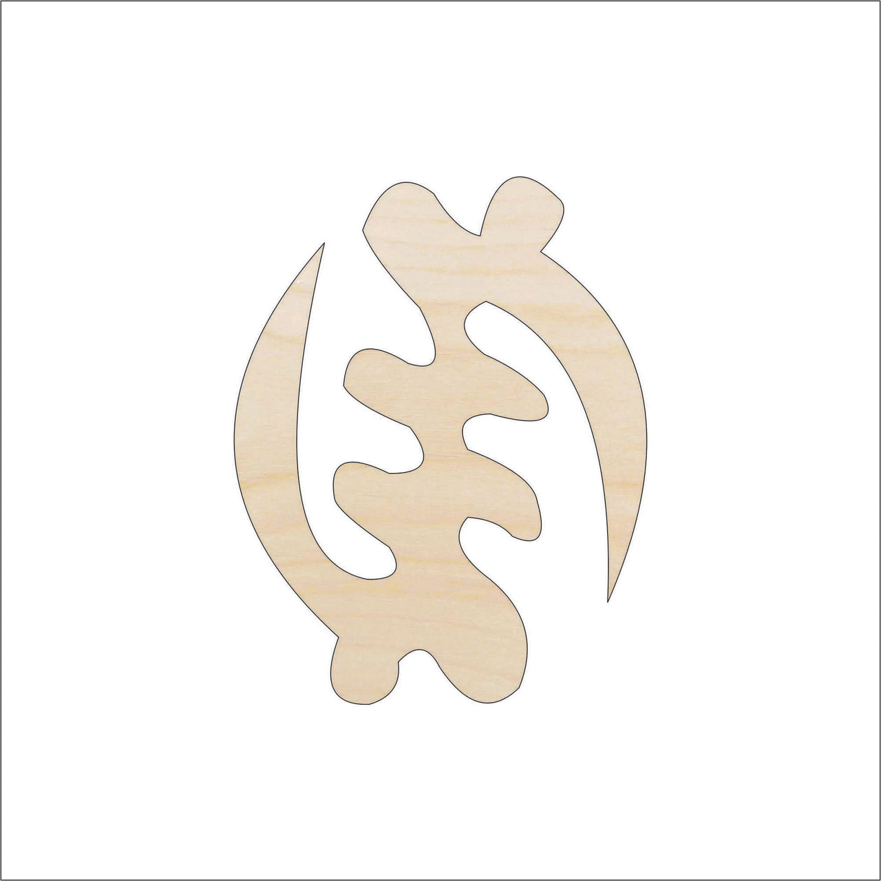 Design Wood Craft Shape - Laser Cut Baltic Birch Unfinished DIY Wood Art Supplies DSN114 - The Wood Shape Store