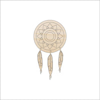 Dreamcatcher Wood Craft Shape - Laser Cut Baltic Birch Unfinished DIY Wood Art Supplies XTR12 - The Wood Shape Store