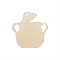 Jar Wood Craft Shape - Laser Cut Baltic Birch Unfinished DIY Wood Art Supplies FOD174 - The Wood Shape Store