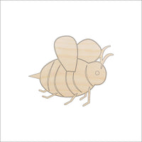 Bumblebee Wood Craft Shape - Laser Cut Baltic Birch Unfinished DIY Wood Art Supplies BUG6 - The Wood Shape Store