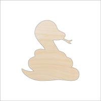 Snake Wood Craft Shape - Laser Cut Baltic Birch Unfinished DIY Wood Art Supplies REP21 - The Wood Shape Store