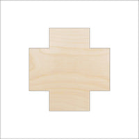 Cross Wood Craft Shape - Laser Cut Baltic Birch Unfinished DIY Wood Art Supplies BSC21 - The Wood Shape Store