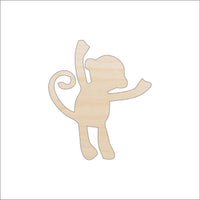 Monkey Wood Craft Shape – Laser Cut Baltic Birch Unfinished DIY Wood Art Supplies APE11 - The Wood Shape Store