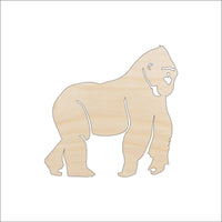 Gorilla Wood Craft Shape – Laser Cut Baltic Birch Unfinished DIY Wood Art Supplies APE8 - The Wood Shape Store