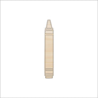 Crayon Wood Craft Shape – Laser Cut Baltic Birch Unfinished DIY Wood Art Supplies ART5 - The Wood Shape Store