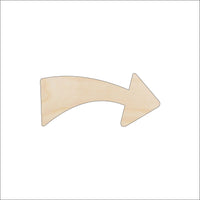 Arrow Wood Craft Shape – Laser Cut Baltic Birch Unfinished DIY Wood Art Supplies ARW12 - The Wood Shape Store