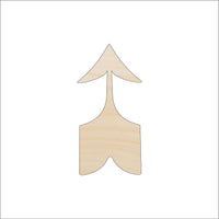 Arrow Wood Craft Shape – Laser Cut Baltic Birch Unfinished DIY Wood Art Supplies ARW20 - The Wood Shape Store