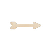 Arrow Wood Craft Shape – Laser Cut Baltic Birch Unfinished DIY Wood Art Supplies ARW4 - The Wood Shape Store