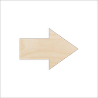 Arrow Wood Craft Shape – Laser Cut Baltic Birch Unfinished DIY Wood Art Supplies ARW8 - The Wood Shape Store