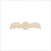 Flying Bat Wood Craft Shape – Laser Cut Baltic Birch Unfinished DIY Wood Art Supplies BAT11 - The Wood Shape Store